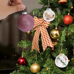 100-200 pçs redondo bola de natal bonés de metal removível diy bolas de natal pendurado decoração chapéus para festa em casa ornamentos de ano novo - Image 4