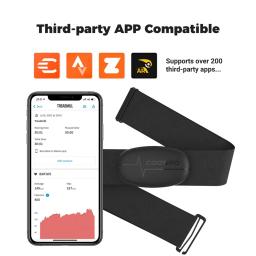 COOSPO H6M Peito Heart Rate Monitor Strap Bluetooth 4.0 ANT + HRM Sensor impermeável para Garmin Wahoo Bike Computer - Image 2