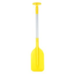 1pc ajustável caiaque sup paddle emergência telescópica pá portátil dobrável liga de alumínio remo segurança barco acessório amarelo - Image 6