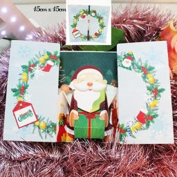 3d pop up santa cartões de casamento cartões de natal convites de festas presentes de ano novo cartão de aniversário presentes cartão postal - Image 5