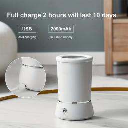 Lavadora automática de pata de cachorro, USB Recarregável Pet Paw Cleaner Cup Removedor de poeira e sujeira, Silicone Dog Paw Cleaning Bucket Acessórios - Image 4