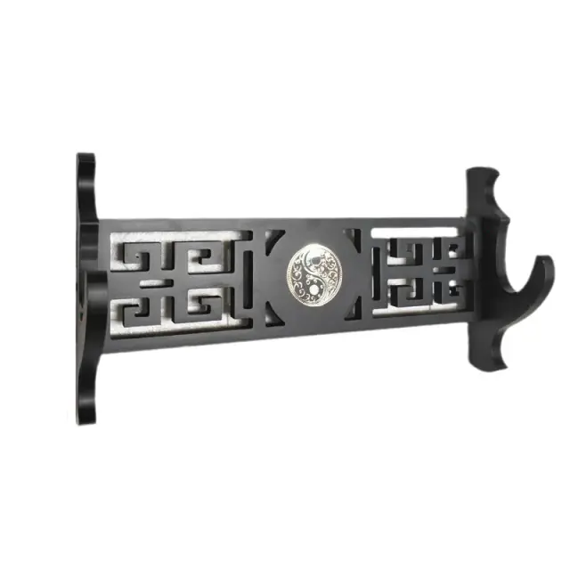 Suporte de Parede Acolchoado para Espadas de Veludo - Display para Katanas e Samurais em 1 a 4 Camadas
