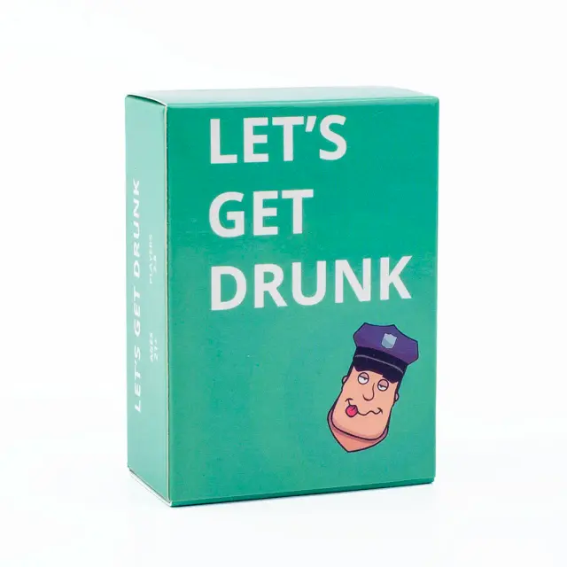 Jogo de Cartas Bêbado para Festas em Inglês - 88 Pecas, Tamanho Compacto 8,8x6,3 cm