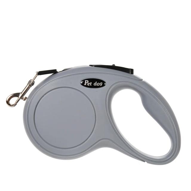 Trela Retrátil Durável para Cães Pequenos e Médios e Gatos - Corda de Colarinho Tipo Roleta para Buldogues Franceses e Chihuahuas, 5m e 3m