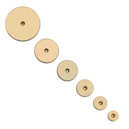 Ferramentas essenciais de artesanato de couro para projetos DIY 6 peças de marcação de linha redonda ferramentas artesanais opções de tamanho de material de latão - Image 3