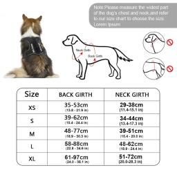 Arnês tático reflexivo para cães, colete para cães de pequeno e grande porte, treinamento de caminhada, suprimentos para cães ao ar livre, patches grátis - Image 5