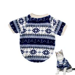 Pet Natal colete camisola, gatos suéteres, saltadores quentes, vestir acessórios para festa de Natal, viagem - Image 1
