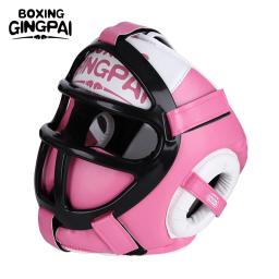 Sanda Boxe Capacete para Meninos e Meninas, Máscara Espessada, Prático, Competição, Boxe Tailandês, Proteção Facial Infantil - Image 1