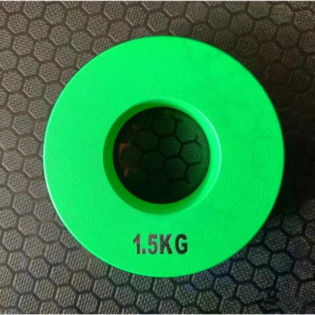 Placas de Micro Peso Fracionadas para Treinamento de Força - Incrementos Precisos de 0,25 a 1,5 Kg, Ideal para Construção Muscular, 1 Unidade