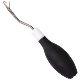 Agulha crochê com gancho travamento dobrado, ferramenta tricô, gancho crochê ergonômico para fazer tapetes - Image 4