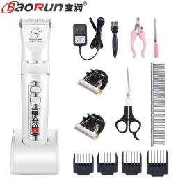 Baorun-P9 Recarregável Profissional Pet Dog Shaver, Cortador De Cabelo Animal, Aparador, Elétrica Grooming Clipper, Baixo Ruído, Gatos Corte De Cabelo - Image 1