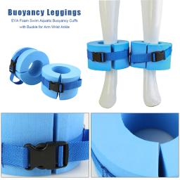 Aquático Natação Pesos e Cintos, Aeróbica Aquática, Anel Flutuador, Exercício Fitness Set, Treino Tornozelos, Acessórios Piscina, Algemas, 2pcs - Image 3