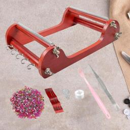 Kit De Tear De Contas De Madeira Com Fios, Kit De Tear De Tecelagem, Ferramenta De Jóias, Fazendo Acessórios Para Cintos DIY Colares Pulseiras - Image 2