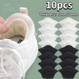 5 pares palmilhas para sapatos remendo almofadas de calcanhar para sapatos esportivos tamanho ajustável pés almofada palmilha protetor de calcanhar adesivo traseiro almofada de sapato - Image 1