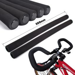 Bicicleta Espuma Guiador Grips, Esponja De Tubo De Bicicleta, Borracha Punho Bar Grips, MTB Conjuntos, 130mm-500mm, 1 Par - Image 3
