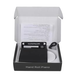 Piano Eletrônico com Trompa, Teclado Flexível, Carregamento USB, Portátil, ABS, Macio, Silicone, Digital, Roll Up, 49 Chaves - Image 6