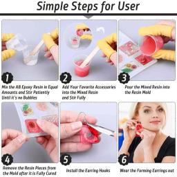 Resina Epóxi Starter Kit para Iniciantes, Moldes De Silicone, Suprimentos DIY, Jóias Artesanato, Decoração Da Casa, Tudo em Um - Image 4