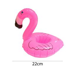PVC Inflável Tropical Flamingo Decoração Do Partido, Flutuador De Água, Titular De Copo De Bebida, Brinquedo Havaiano, Suprimentos De Evento, 1 Pc, 2Pcs - Image 6