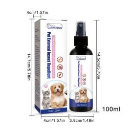 Anti Flea Drops for Pet, Inseto, Pulga, Piolhos, Inseto, Seguro para Casa e Gatos, Cães Prevenir Carrapatos, 100ml - Image 6