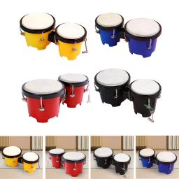 Percussão Bongos tambor, Montessori ajuste profissional, mão Africano, 4 ", 5" - Image 3