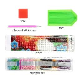 Hunter Diamond Painting Kit, DIY cor pintura a óleo, mão arte do mosaico, presente decoração para casa, cor 5D, novo, 2024 - Image 5