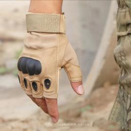 Luvas de pesca de meio dedo masculino, ao ar livre, Militar, Tático, Esportes, Tiro, Caça, Motocicleta, Ciclismo - Image 3