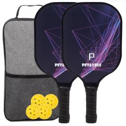 Pickleball Pás, Superfície De Fibra De Vidro, Kit De Presente De Raquete Portátil, Exercício Indoor e Outdoor, USAPA Aprovado - Image 3