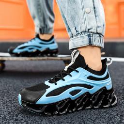 Sapato Masculino Tênis Masculinos, Casuais, de Luxo, Confortáveis, Tênis de Treinamento, Respiráveis, Estilo Mocassim, de Corrida - Image 3