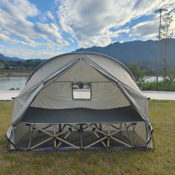 Barraca multifuncional para adultos, barraca de acampamento dobrável para 1 pessoa, barraca portátil de fácil configuração, cama de berço não incluído - Image 2