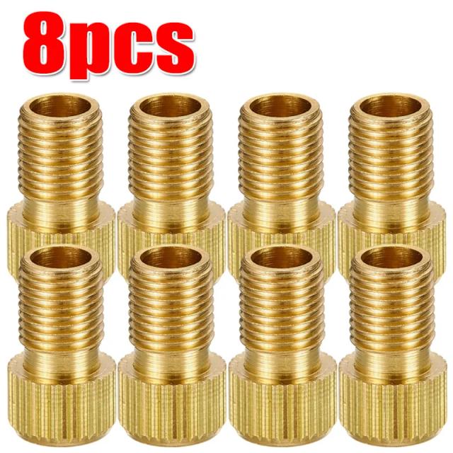 Mimilon Adaptador Válvula Bicicleta Presta Schrader Liga Zinco Dourado 2 Peças