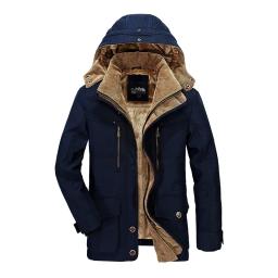 Jaqueta longa de caxemira masculina, parka masculina, casacos quentes, roupas engrossadas,-30 ℃, 7XL, alta qualidade, moda, inverno, 2024 - Image 4
