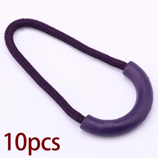 Kit de 10 Clipe Substituição em Forma de U para Puxar Cabos - Ideal para Mochilas, Embalagens de Viagem e Acessórios de Jaquetas