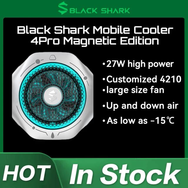 Cooler Magnético Black Shark 4 Pro para Smartphone - Acessórios Originais com Radiador Integrado