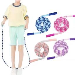 Corda de salto ajustável PVC macio para crianças, corda de salto de bambu comum, perder peso, equipamentos esportivos, não é fácil de amarrar, 2,8 m - Image 1