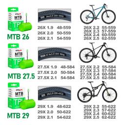 Ultraleve Mountain Bike Tubo Interno MTB 26 27,5 29 Polegadas Bicicleta TPU Pneu 45mm Metal Francês Válvula Presta Anti-Oxidação CYCLAMI câmara de ar - Image 2