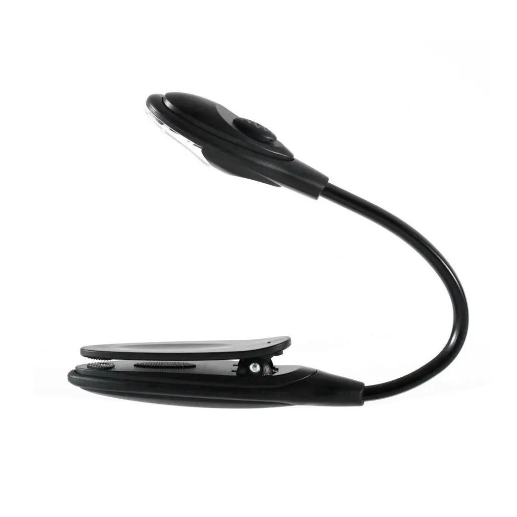 Mini portátil flexível Luzes LED Livro, Clip-On, brilhante, Livro Luz de Leitura, Lâmpada para PC, Laptop, Notebook, Viagem, Quarto, Leitor de Livros - Image 1
