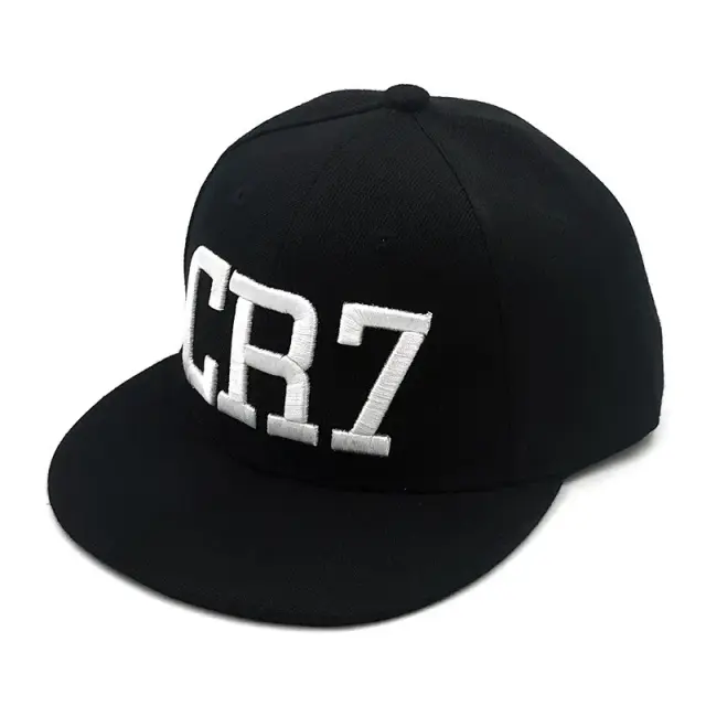Boné Snapback Ajustável Cristiano Ronaldo CR7 para Adultos e Crianças, Estilo Esportivo Ideal para Festas e Lazer ao Ar Livre