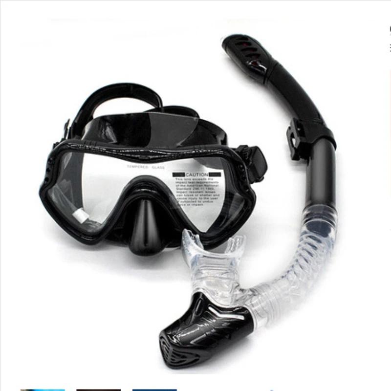 Máscara profissional mergulho snorkel e snorkel óculos, fácil respiração tubo conjunto, óculos de natação, novo, quente - Image 1