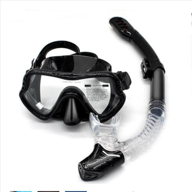 Máscara de mergulho profissional com snorkel e óculos de natação para fácil respiração, lançamento quente do momento