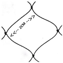 1pc anti pássaro-rede de prevenção de aves rede malha para o jardim da árvore da planta de colheita de frutas 15x3 m - Image 4