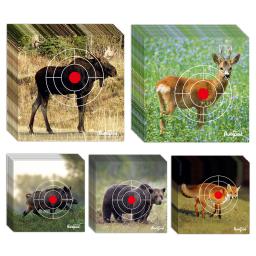 Papel alvo de tiro animal selvagem, Alvos realistas com BB Pellet Trap, Prática de jogo de caça instantânea, 50pcs - Image 2