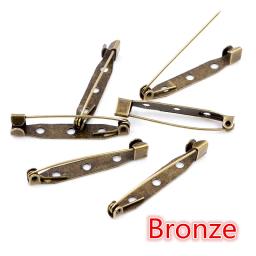 50pcs 15/20/25/30/35/40mm Comprimento Alfinetes De Segurança Broche Configurações Em Branco buquê De Casamento Broche de Base para A Tomada de DIY Apreciação 7 Cores - Image 6