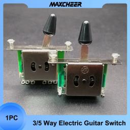 3/5 way guitarra captador interruptor com tampa de ponta preta para fd tl estilo guitarra elétrica parte acessórios - Image 1