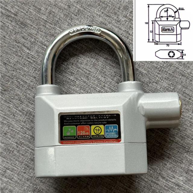 Alarme Antifurto Universal para Bicicleta e Motocicleta com Sirene de 110db e Design Impermeável