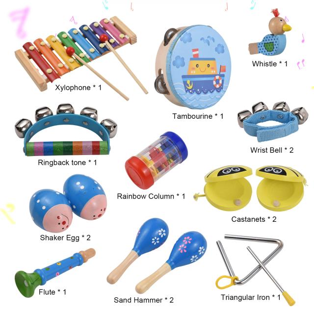 Percussão de Madeira: Instrumentos Educativos para Jogos Interativos e Desenvolvimento de Coordenação Motora