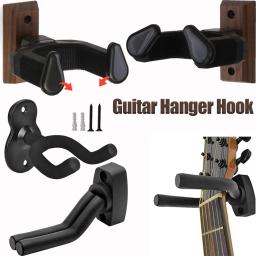 Suporte de parede de madeira, suporte antiderrapante para guitarra, cabide universal para guitarra elétrica, cavaquinho, baixo - Image 1