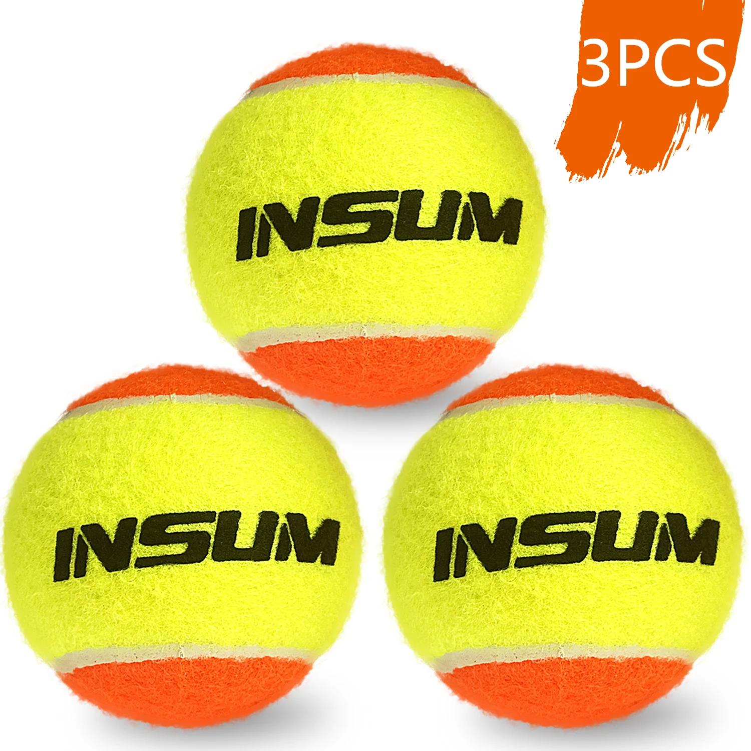 Bola de tênis de praia 2/6/16/25 peças, estágio aprovado pela itf, 2 bolas de quadra de areia para tênis de praia, 50%, baixa compressão para iniciantes, cão pet - Image 1