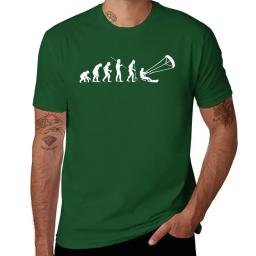 Fato de kitesurf para homens, novo kitesurf, evolução, camiseta de kite boarding, tops bonitos, roupas hippie, camiseta campeã, gola redonda - Image 6