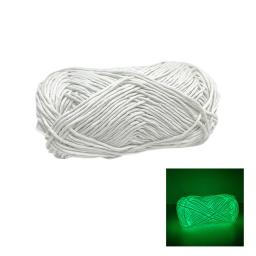 Fio de Poliéster Luminoso para Tricô, Crochet Trançado, Tapete DIY, Suéter, Chaveiro, Ornamento, Brilho no Escuro, 500cm - Image 6