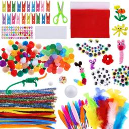 Arte e Artesanato Suprimentos para Crianças, DIY Crafting Escola, Jardim de Infância, Casa Suprimentos, Artes Conjunto Brinquedos para Crianças - Image 2